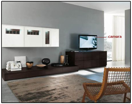 Spy Camera In Color Tv